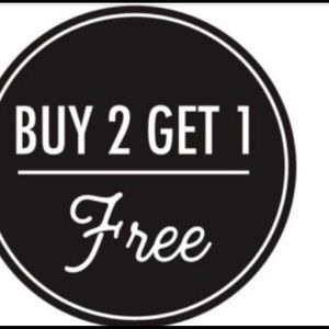 ✨ BUY TWO ITEMS GET ONE FREE ✨